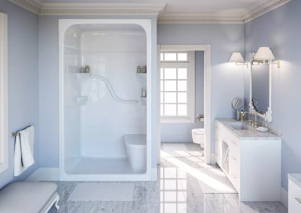 Madison 4 One Piece, How To Install 1 Piece Shower With Bathtub