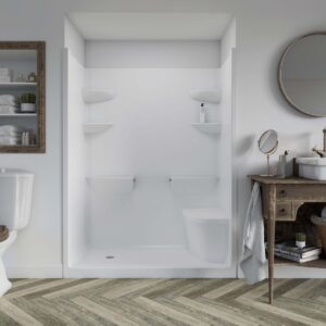 Melrose™ 5 One Piece Shower – End Drain | Mirolin