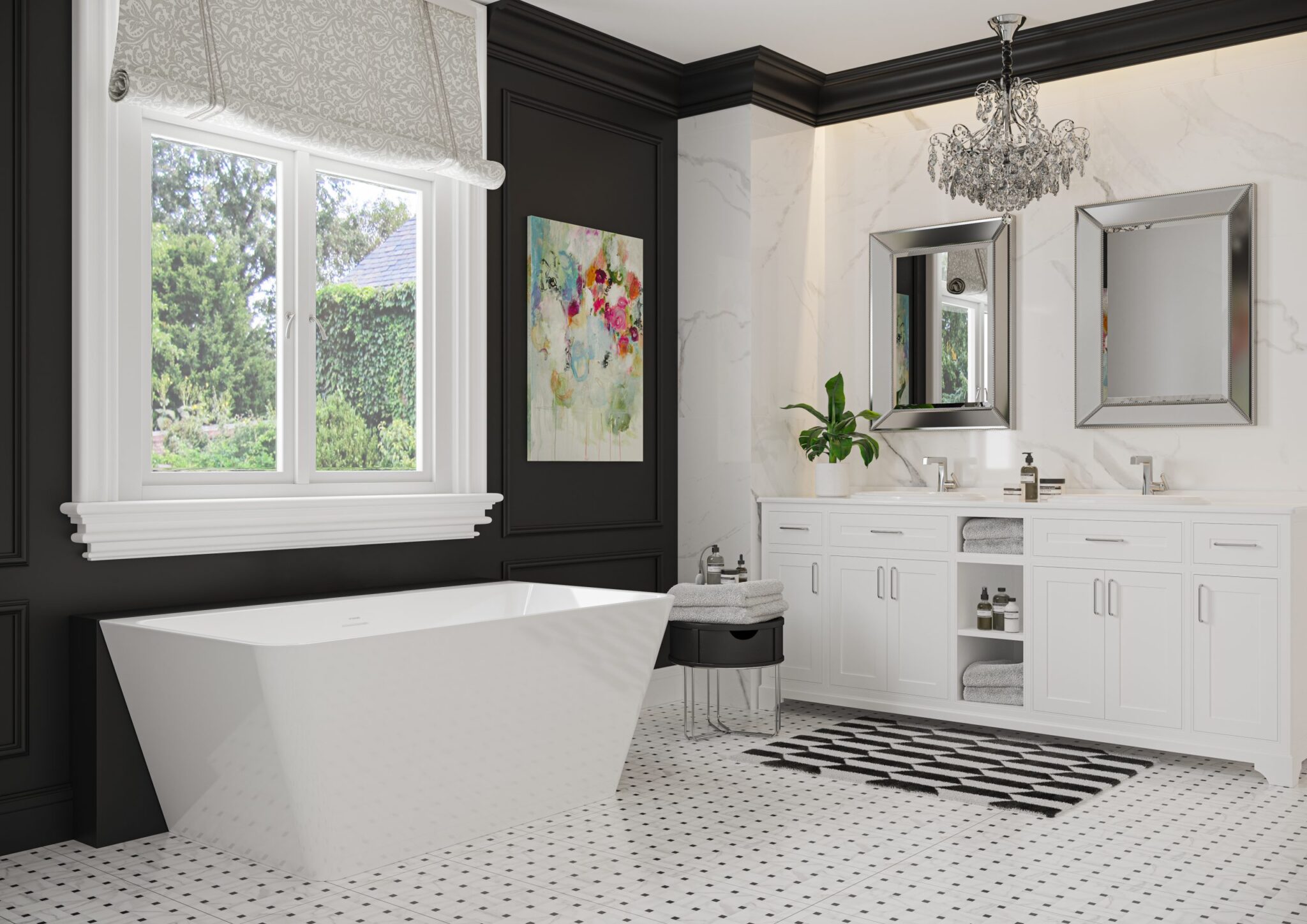 Hampton One Piece Tub Shower Mirolin