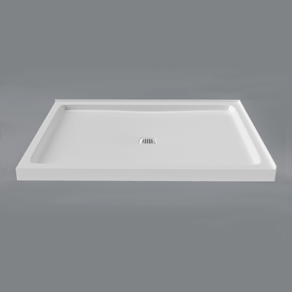 Strada™ 4836D Corner Shower Base Mirolin