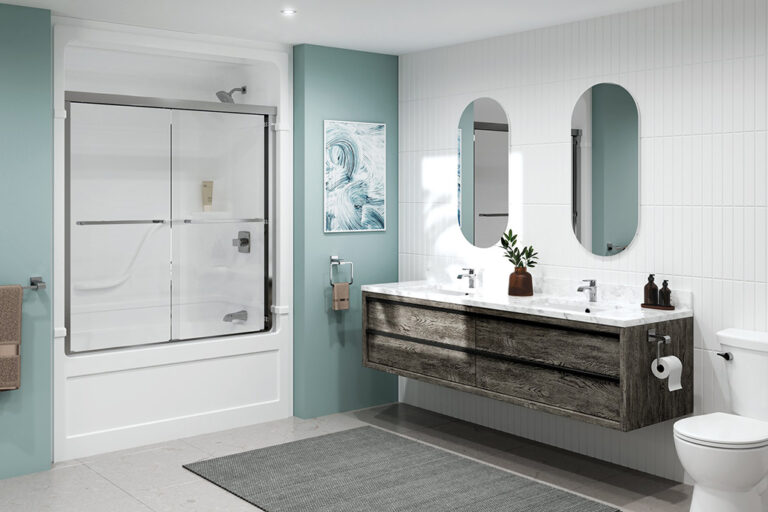 Belaire™ One Piece Tub Shower Mirolin