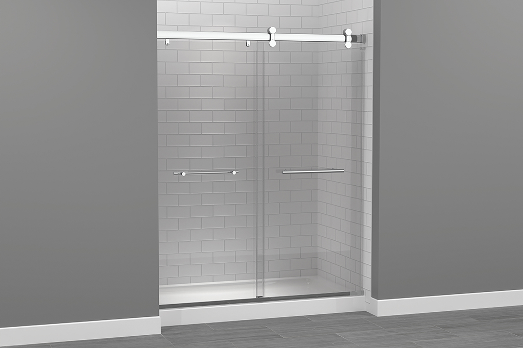 Rain Glass Shower Door